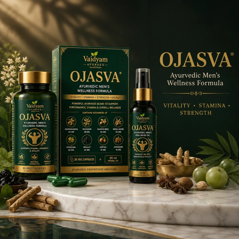 VAIDYAM OJASVA™ | An Ayurvedic Mens Wellness Formula