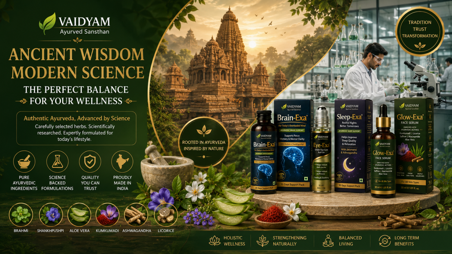 VaidyamAyurved.com promo